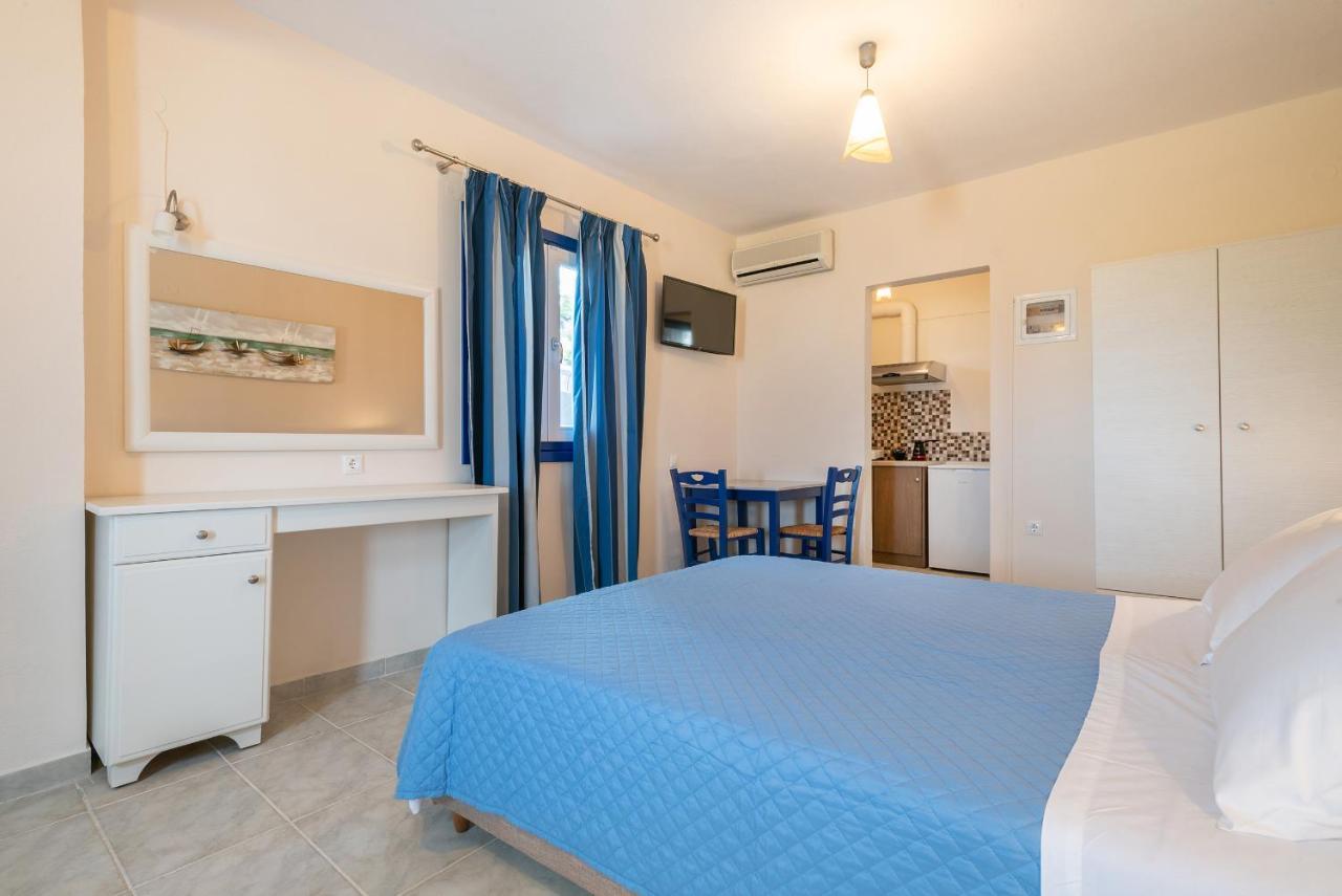 Sunset Hotel Agios Ioannis Kaspaka ภายนอก รูปภาพ