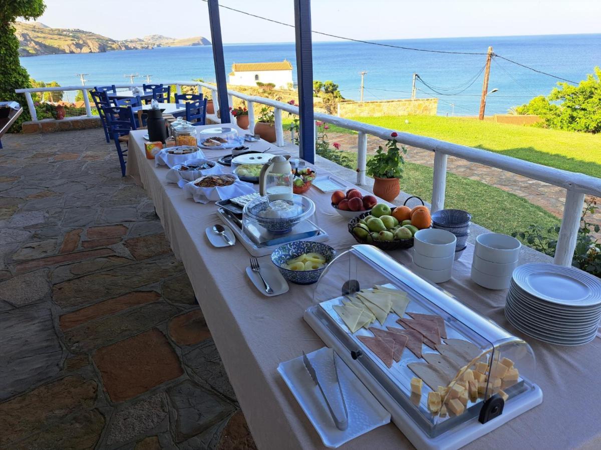 Sunset Hotel Agios Ioannis Kaspaka ภายนอก รูปภาพ